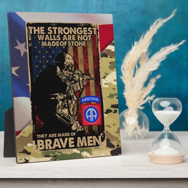 82nd Airborne Division Plaque (Side)
