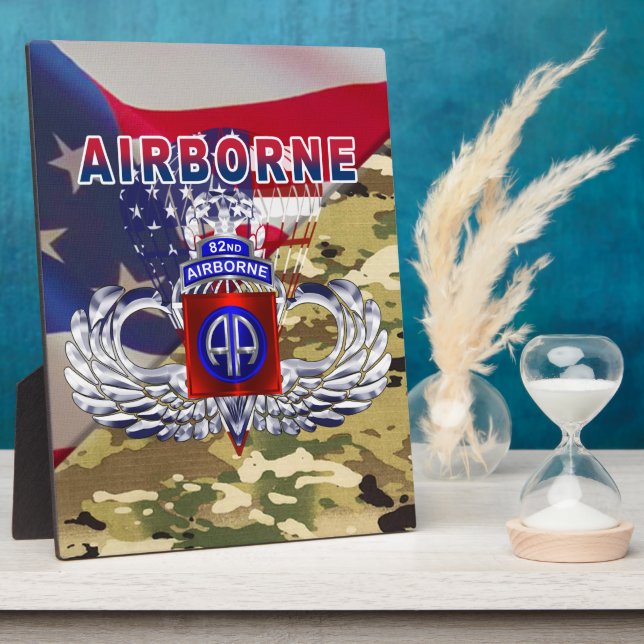82nd   Airborne Division Plaque (Side)