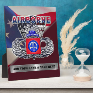 82nd Airborne Division Plaque