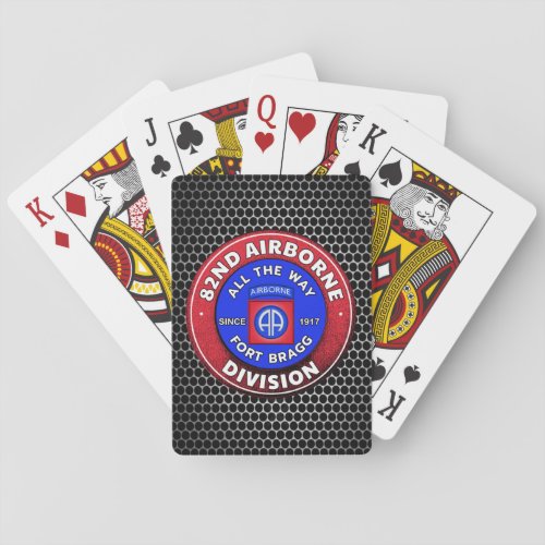 82nd Airborne Division Playing Cards