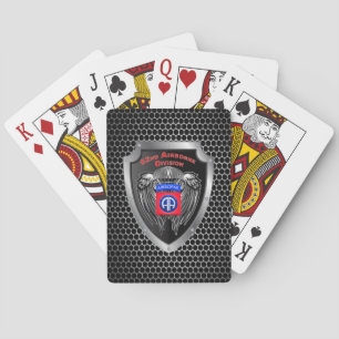 82nd Airborne Division Poker Cards