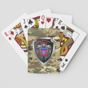 82nd Airborne Division Poker Cards
