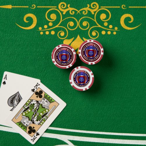 82nd Airborne Division  Poker Chips