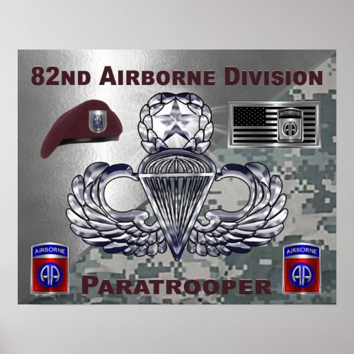 82nd Airborne Division   Poster