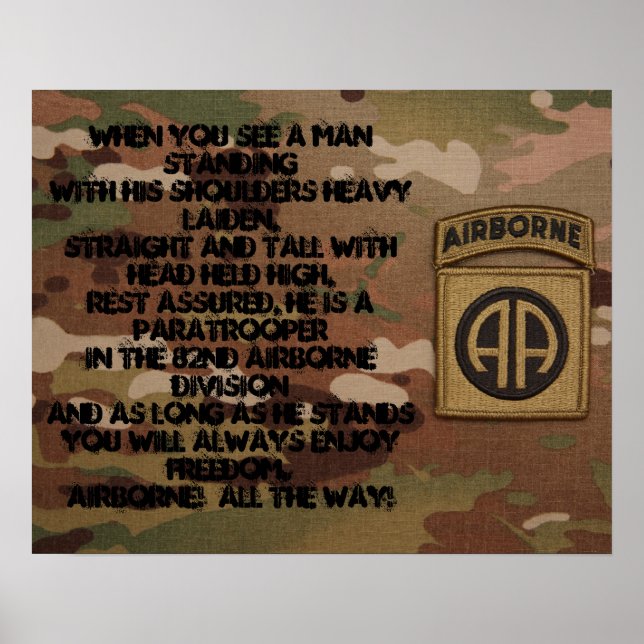 82nd Airborne Division Poster (Front)