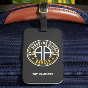 82nd Airborne Division "Ranger" Status Custom Luggage Tag