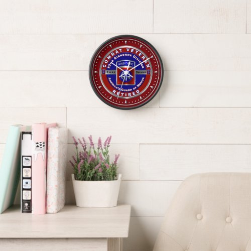 82nd Airborne Division Retired  Clock