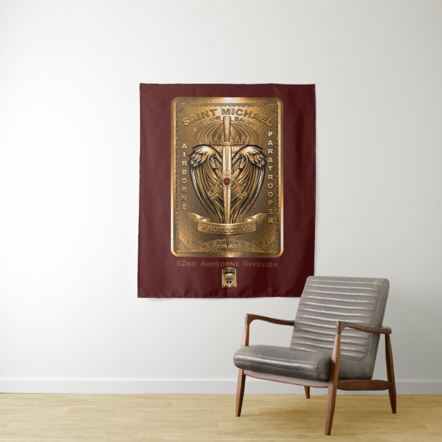 82nd Airborne Division Saint Michael Tapestry (In Situ)