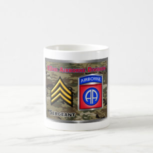 82nd Airborne Division Sergeant Color Morph Mug