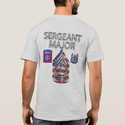 82nd Airborne Division Sergeant Major T_Shirt