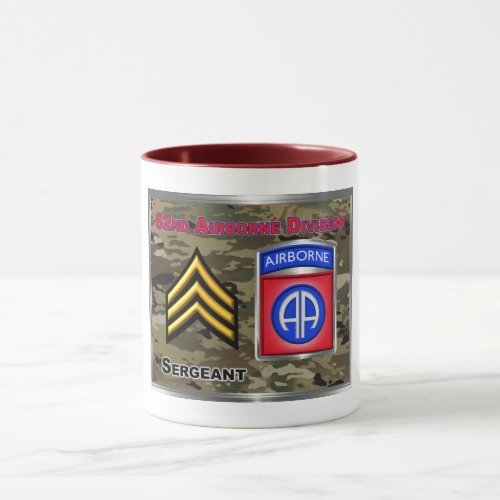 82nd Airborne Division Sergeant Mug