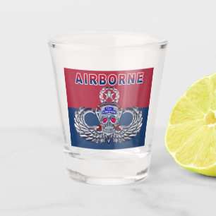 82nd Airborne Division Shot Glass