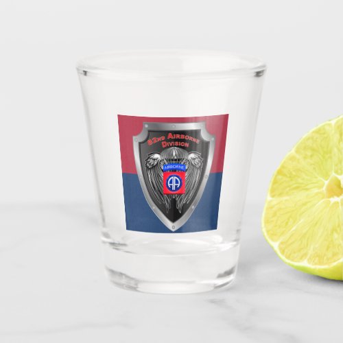 82nd Airborne Division Shot Glass