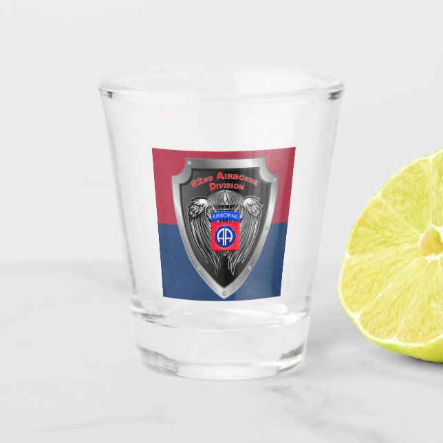 82nd Airborne Division Shot Glass (Front)