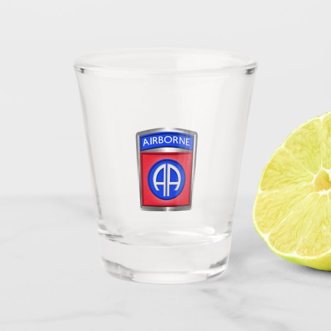 82nd Airborne Division  Shot Glass (Front)