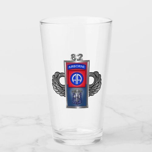 82nd Airborne Division Special Design Glass
