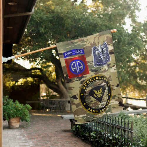 82nd Airborne Division Specialist House Flag