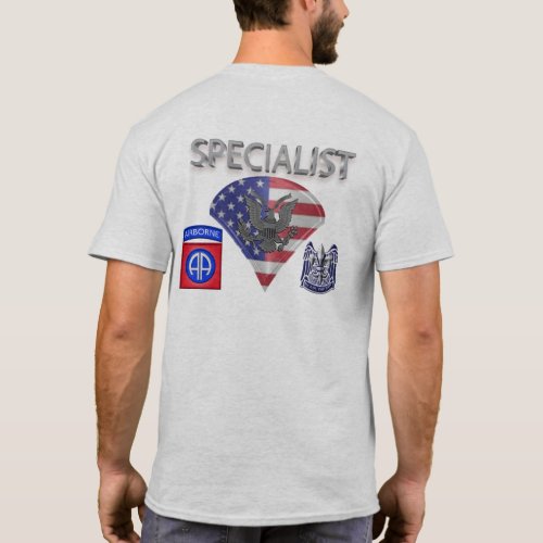 82nd Airborne Division Specialist T_Shirt