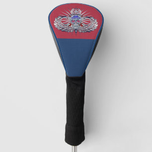 82nd Airborne Division “Spiked Skull” Div Colors Golf Head Cover