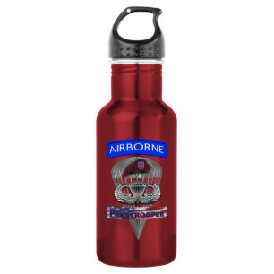 82nd Airborne Division  Stainless Steel Water Bottle