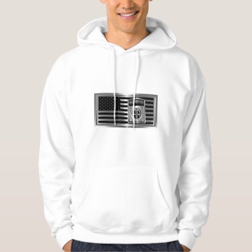 82nd Airborne Division Steel Flag Hoodie