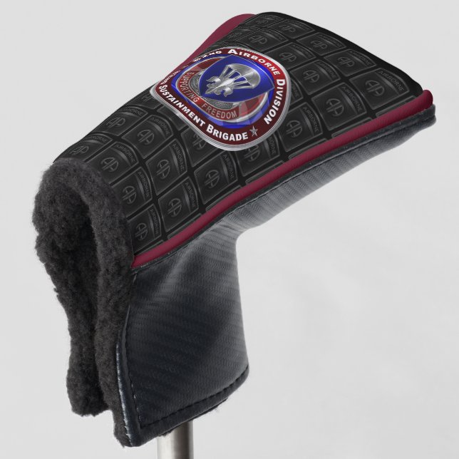 82nd Airborne Division Sustainment Brigade  Golf Head Cover (3/4 Front)