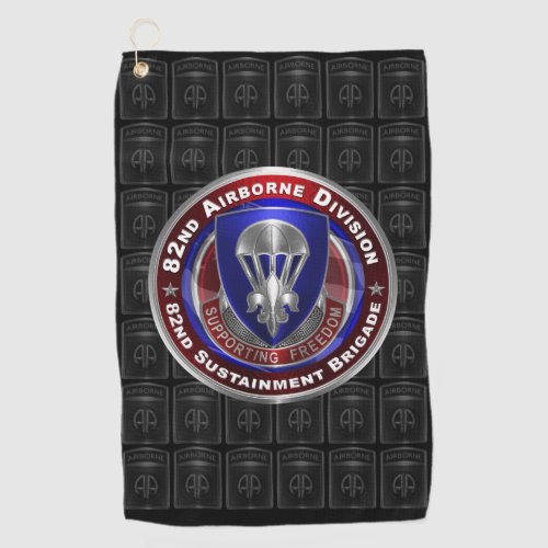 82nd Airborne Division Sustainment Brigade  Golf Towel