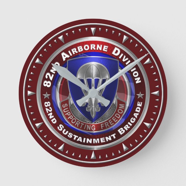 82nd Airborne Division Sustainment Brigade  Round Clock (Front)