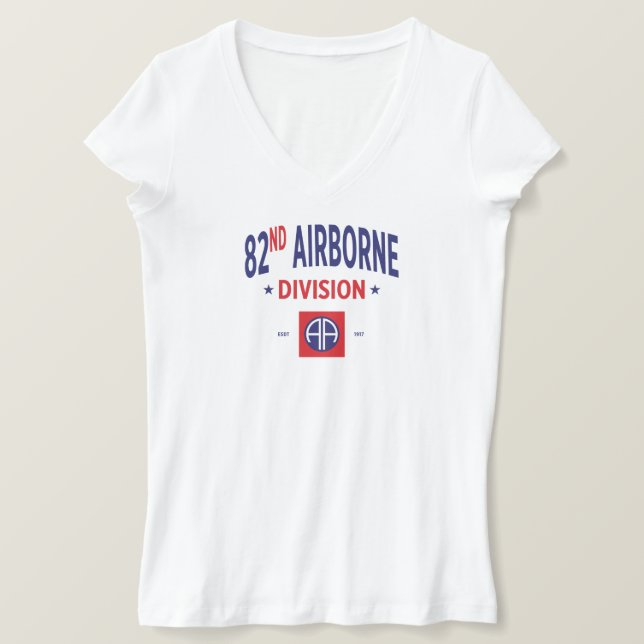82nd Airborne Division - The All American Women T-Shirt (Design Front)