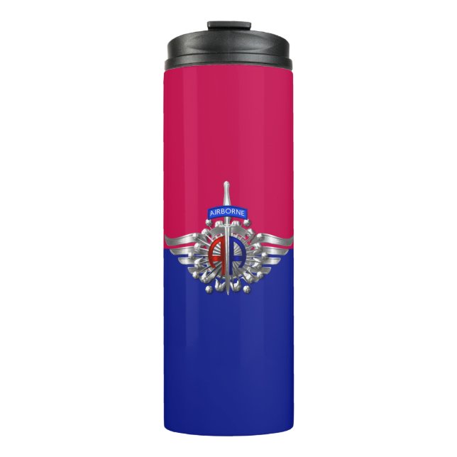 82nd Airborne Division  Thermal Tumbler (Front)