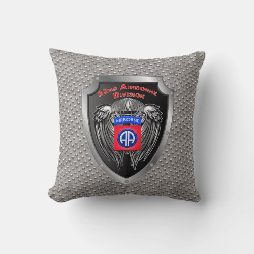  82nd Airborne Division Throw Pillow