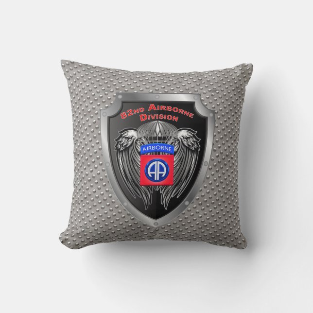 82nd Airborne Division Throw Pillow (Front)