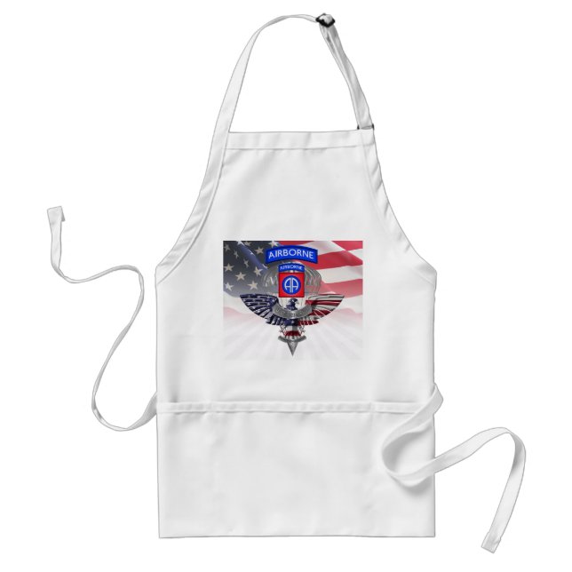 82nd Airborne Division Veteran Adult Apron (Front)