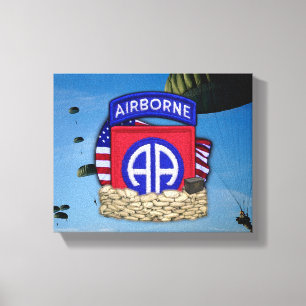 82nd airborne division veterans vets gulf war canvas print