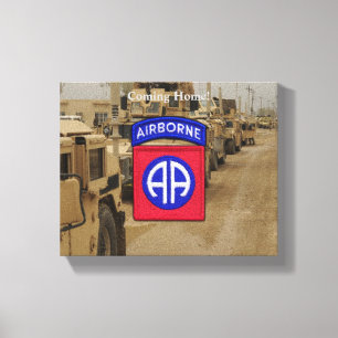 82nd airborne division veterans vets gulf war canvas print
