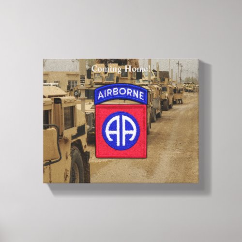 82nd airborne division veterans vets gulf war canvas print