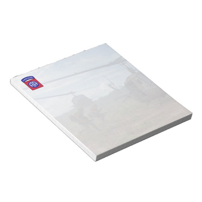 82nd airborne division vietnam patch Notepad (Angled)