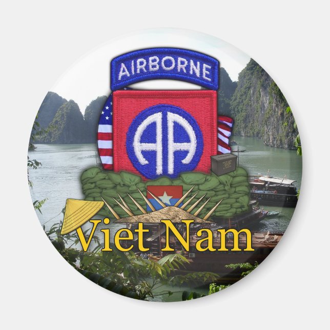 82nd airborne division vietnam vc rvn vets Magnet (Front)