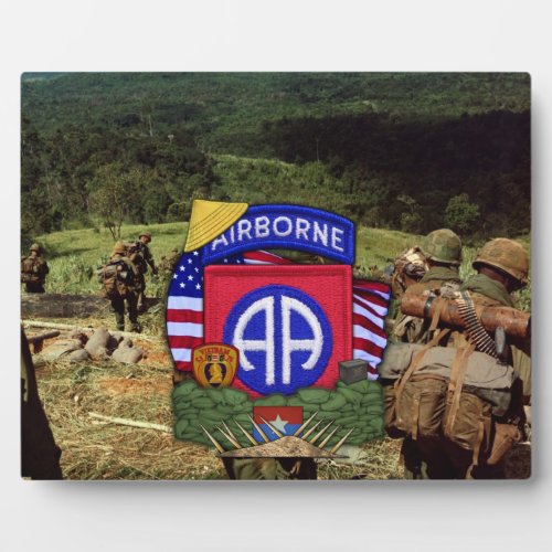 82nd airborne division vietnam veterans vets Plaqu Plaque