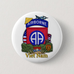 82nd airborne division vietnam war Button