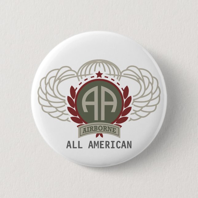 82nd Airborne Division Vintage Button (Front)