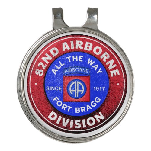 82nd Airborne Division Vintage  Golf Hat Clip