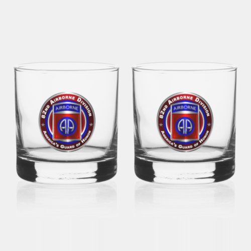 82nd Airborne Division Whiskey Glass