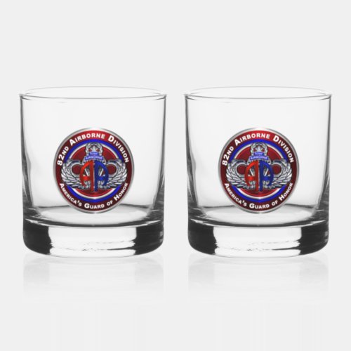 82nd Airborne Division  Whiskey Glass