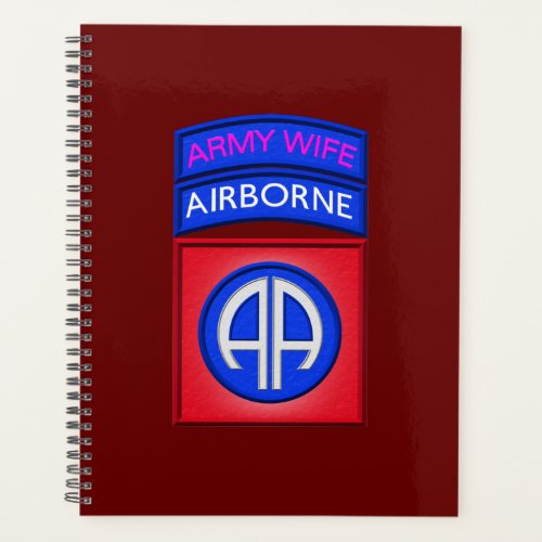 82nd Airborne Division Wife  Planner