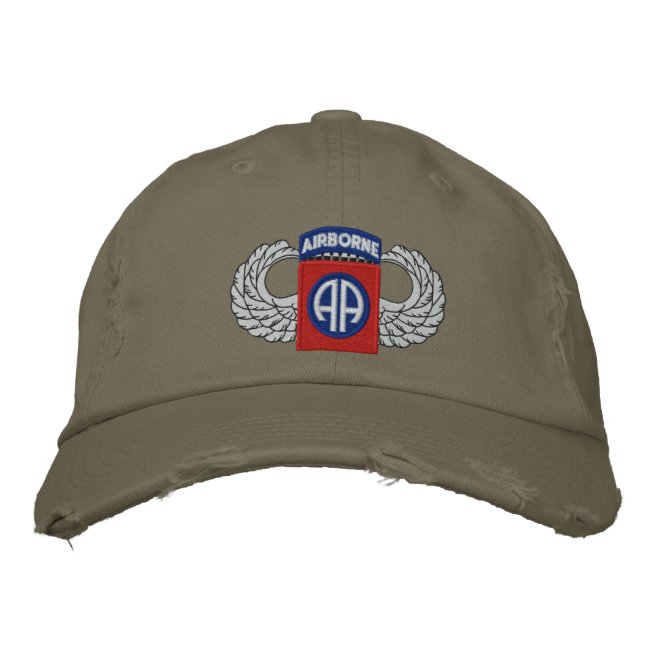 82nd Airborne Embroidered Baseball Cap