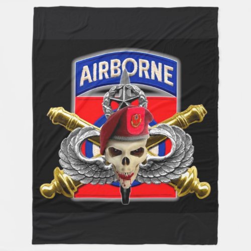 82nd AIRBORNE Fleece Blanket