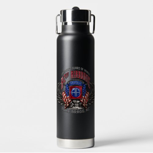 82nd Airborne Fort Bragg Black 25 oz Bottle