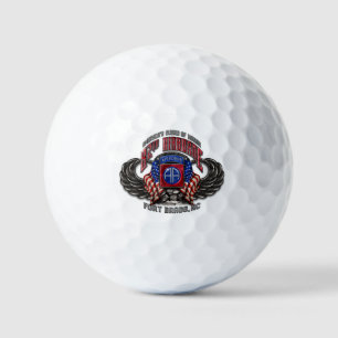 82nd Airborne Fort Bragg Golf Balls