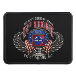 Proud Veteran America USA Hitch Cover With LED Brake Light – 2" Receiver – Black 11 Designs